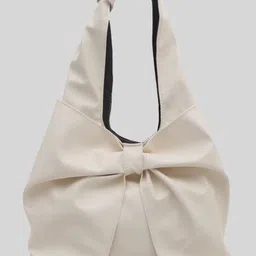 lulu & sky Women White Tote image 3