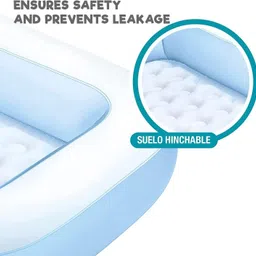 kidoyz 5.5ft Portable Inflatable & Foldable Kids Swimming Pool with Electric Pump image 3