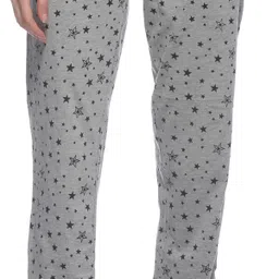 Women Printed Grey Track Pants-image-45