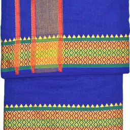 TUNI MANI SATA Panchakacham 9x5 Dhoti, (4.0mtr Dhoti, 2.15mtr Towel) Men Dhoti image 4
