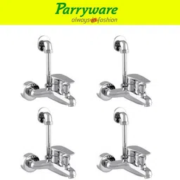 parryware Primo Wall Mixer with Overhead Shower Provision Bathroom set of 4 pic 282 Wall Mixer with Overhead Shower Provision Wall Mixer Faucet-picture-27