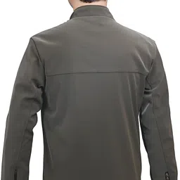 sfn Men Solid Biker/Riding Jacket image 2