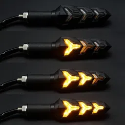 vagary Front, Rear LED Indicator Light for Suzuki Gixxer image 4