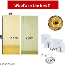 party box by harish chadha Yellow, Olive Green Backdrop Party Decoration image 2