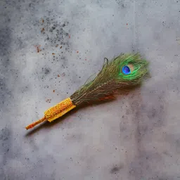 vrindmart Pack of 4 Decorative Feathers image 4