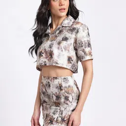 glitchez Shirt Skirt Co-ords Set image 4