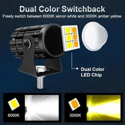 golden fox LED Fog Light for Universal For Bike image 5