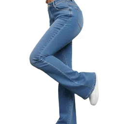 dollfashion Women Boot-Leg High Rise Blue Jeans-picture-24