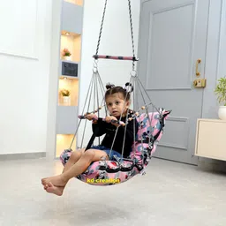 swing for kids Cotton Swing Baby's Children Folding and Washable 1-6 Years Swings image 1