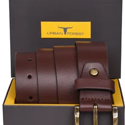 urban forest Men Casual Brown Genuine Leather Belt-picture-23