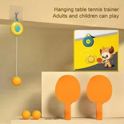 mountoy store Mountoy Hanging table tennis trainer with round hook Table Tennis Net image 4