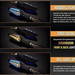 bikebloom Side, Rear, Front Xenon Indicator Light for TVS, Bajaj, Hero, KTM Apache RTR 150, Pulsar 150 DTS-i, Platina 100, Duke 190, Splendor Plus, Duke 180 image 4
