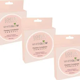 lotus herbals WhiteGlow Flawless Complexion Compact 10g ( Caramel, C3 ) ( Pack of 3 ) Compact-picture-15
