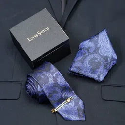 LOUIS STITCH Silk Tie Pin Set image 5