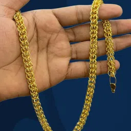 rkb sales 1gm gold plated High Quality chain for men Gold-plated Plated Alloy Chain-picture-11