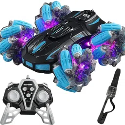 mitti castle Rechargeable Hand Gesture Remote Control Stunt Car with LED Lights-picture-27