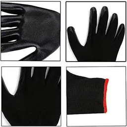 rbgiit Reusable Half Nitrile Coated Cutting Water Oil Resistant Farming Y-G-32 Gardening Shoulder Glove image 3