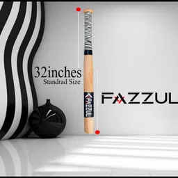 styrkr Wooden Quality Full Sized Baseball Bat-010 Willow Baseball Bat For 15+ Yrs image 2