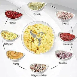 shinde crafts by wishbone Electric Mini Garlic Chopper Wireless Food Processor Portable Garlic Choppers Electric Vegetable & Fruit Chopper image 4