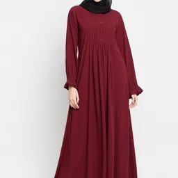 NABIA Round Neck A-line Burqa image 1