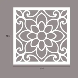 planet decor MDF Engineered Wood Hanging Room Divider in Brown Colour image 3