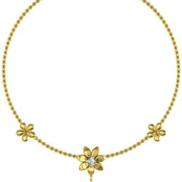 avsar NECKLACE1YB Yellow Gold Precious Necklace-picture-20
