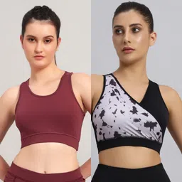 being runner Pack of 2 Women Sports Non Padded Bra-picture-30