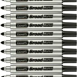 luxor 971 Broad Marker - Black image 2