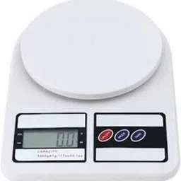 AVSJMKJ SF400(sf400) weighing scale tare function (upto 10 KG) fruits, vegetables, other items, LCD Display weighing scale, tarajoo, kata, chota taraju, SF-400 Weighing Scale, White colour weighing scale, SF-400 Weighing Scale image 1