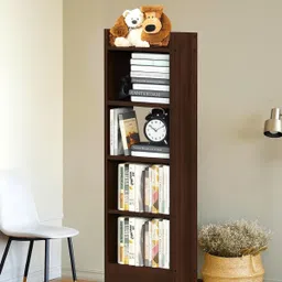 enigmatic woodworks 5-Tier Wooden Book Shelf for Kids, Study & Living Room Engineered Wood Open Book Shelf-picture-15