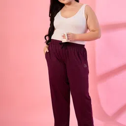 ds fashion Women Solid Maroon Track Pants image 5