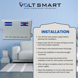 voltsmart 5KVA 130V- 300V 4000 Watt Heavy Duty Mainline Voltage Stabilizer For Home image 4