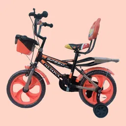 little wheelz kids zone K - 30 NO WAY CYCLE ( ORANGE ) 2 TO 4 YEARS KIDS 14 T (inch) BMX Cycle image 2