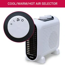 inalsa Electric Fan Room Heater Hotty- 2000Watt | Variable Temperature Control| Cool/Warm/Hot Air Selector| Over Heat Protection Fan Room Heater image 5