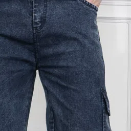 shre.ce Men Relaxed Fit Mid Rise Grey Jeans image 4