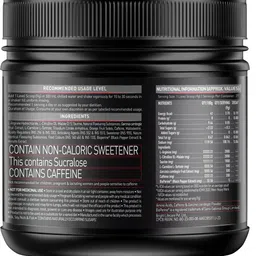 muscleblaze Pre-Workout Ripped (Green Apple) EAA (Essential Amino Acids) image 3