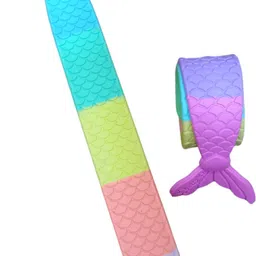 Multicolor mermaid snap bands for kids Boys & Girls Wrist Band-image-32