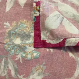 bells & whistles Pink Floral 100% Cotton 300 GSM Single Bed Dohar image 4