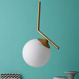 eliante by jainsons lights Scarlette Gold Metal Hanging Light image 2