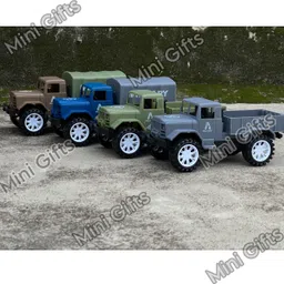 mini gifts Army Toy Set With 2 Dumper And 2 Container Vehicle image 4