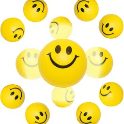 yuniesto Attractive and Spongy Soft Smiley Ball for stress playing- 4 cm image 3
