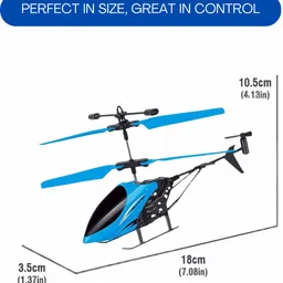 durazo Gravity sensor RC Helicopter with Safety Sensor and 3D Light - Pack of 1 image 3