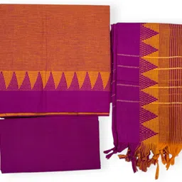 shree mahaveer handlooms Unstitched Pure Cotton Salwar Suit Material Self Design image 3