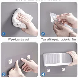 wza Double Bar Soap Dish with Drainage Box,Premium Plastic Soap Holder Soap Saver image 3