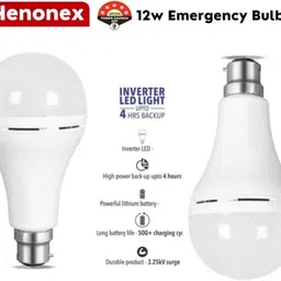 henonex Auto-On Emergency Bulb Pack of 2 – Smart Backup Lighting Solution 2 hrs Bulb Emergency Light-picture-14