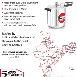 hawkins Classic Tall (CL8T) 8 L Pressure Cooker image 3