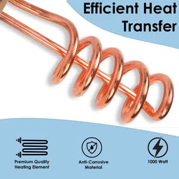 zlymo Immerssion Heater ISI Certified-IR142 2000 W Shock Proof Immersion Heater Rod image 2