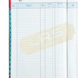 lrs Journal Account Register 100 Pages - 33 Entries Per Page - 32*20 cm - Pack of 5 - 33-Part Journal Register image 2