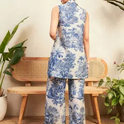 janmantar Top Pant Co-ords Set with Shrug image 2