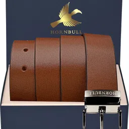 hornbull Men Tan Genuine Leather Belt-picture-18